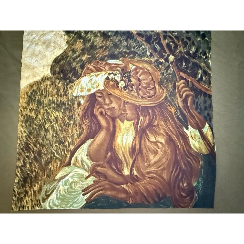 Fashion Scarf Renoir Sisters Large Polyester Scarf 34